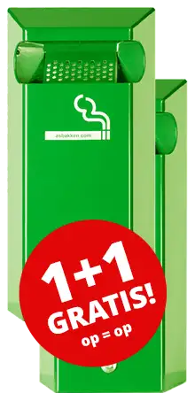 WandAsbak groen actie